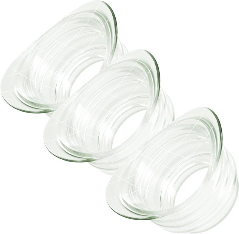 3 Pack Replacement Silicone Eye Cups for Electric Eye Wash Station – Soft, Skin-Friendly Eyewash Cups for Daily Eye Cleaning Leak-Proof, Reusable Eye Flush Bowl Compatible with Most Eye Wash Machines